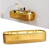 Maxbell Shower Caddy Basket Shelf Hanging Shelves for Living Room Bedroom Accessory Light Brown
