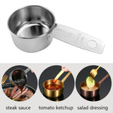 Maxbell 30ml small sauce Cup with Handle for Condiments Steak Sauce Salad Drerssing