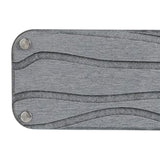 Maxbell Diatomite Drink Coasters Small Tray Rectangle for Toiletries Hand Soaps Dark Grey Grooves