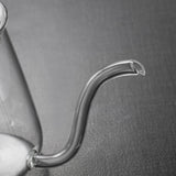 Maxbell Glass Gooseneck Kettle Ergonomic Handle Water Boiler Long Narrow Spout 480ML