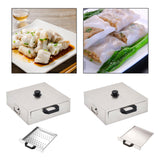 Maxbell Rice Roll Machine Furnace Equipment for Chinese Cuisine Recipes Breakfast 2 Drawers