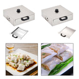 Maxbell Rice Roll Machine Furnace Equipment for Chinese Cuisine Recipes Breakfast 2 Drawers