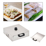 Maxbell Rice Roll Machine Furnace Equipment for Chinese Cuisine Recipes Breakfast 2 Drawers