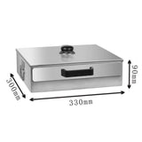 Maxbell Rice Roll Machine Furnace Equipment for Chinese Cuisine Recipes Breakfast 1 Hole 1 Flat Drawer