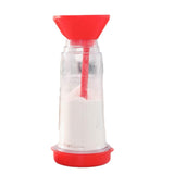 Maxbell Portable Flour Sifter Flour Sieve Mesh Hand Rotary for Party Accessories