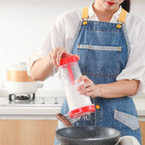 Maxbell Portable Flour Sifter Flour Sieve Mesh Hand Rotary for Party Accessories