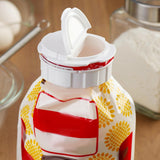 Maxbell Cap Sealer Clip with Pour Spouts Food Storage Organization for Flour