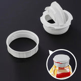Maxbell Cap Sealer Clip with Pour Spouts Food Storage Organization for Flour