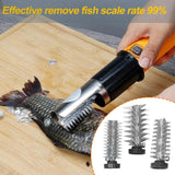 Maxbell Stainless Steel Electric Fish Scaler Roller Cutter Part for Scraping Cleaner Style A