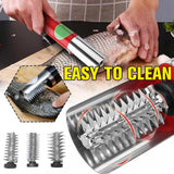 Maxbell Stainless Steel Electric Fish Scaler Roller Cutter Part for Scraping Cleaner Style A