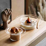 Maxbell 120/250ml Dessert Display Stand Nut Soup Bowl INS for Fruit Salad Yogurt 16.3cm x 5cm