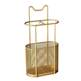 Maxbell Iron Umbrella Stand Holder and Drip Tray with Hook for Hallway Hotel Office