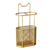 Maxbell Iron Umbrella Stand Holder and Drip Tray with Hook for Hallway Hotel Office
