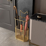 Maxbell Iron Umbrella Stand Holder and Drip Tray with Hook for Hallway Hotel Office