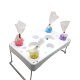 Maxbell Household Piping Bag Stand Stainless Feet Holder for Cream Bag