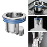 Maxbell Shower Drain Portable Drain Plug Sink Strainer for Wash Basin Floor Drain plating