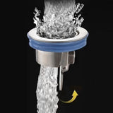 Maxbell Shower Drain Portable Drain Plug Sink Strainer for Wash Basin Floor Drain plating