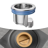 Maxbell Shower Drain Portable Drain Plug Sink Strainer for Wash Basin Floor Drain plating