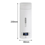Maxbell Electric Kettle Warmer Bottle Hot Water Boiler for Travel Auto Car Vehicles with Screw Lid