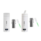 Maxbell Electric Kettle Warmer Bottle Hot Water Boiler for Travel Auto Car Vehicles with Screw Lid
