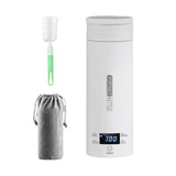 Maxbell Electric Kettle Warmer Bottle Hot Water Boiler for Travel Auto Car Vehicles with Screw Lid