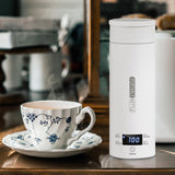 Maxbell Electric Kettle Warmer Bottle Hot Water Boiler for Travel Auto Car Vehicles with Screw Lid