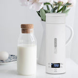 Maxbell Electric Kettle Warmer Bottle Hot Water Boiler for Travel Auto Car Vehicles with Screw Lid