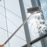 Maxbell Floor Scrubber Brush with Flexible Handle Deep Cleaning for Corner Patio