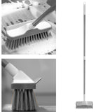 Maxbell Floor Scrubber Brush with Flexible Handle Deep Cleaning for Corner Patio