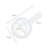 Maxbell Reusable Nylon Fine Mesh Strainer with Handle for Coffee Milk Yogurt 100 Mesh