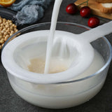 Maxbell Reusable Nylon Fine Mesh Strainer with Handle for Coffee Milk Yogurt 100 Mesh