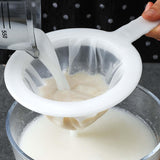 Maxbell Reusable Nylon Fine Mesh Strainer with Handle for Coffee Milk Yogurt 100 Mesh