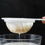 Maxbell Reusable Nylon Fine Mesh Strainer with Handle for Coffee Milk Yogurt 200 Mesh