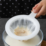 Maxbell Reusable Nylon Fine Mesh Strainer with Handle for Coffee Milk Yogurt 200 Mesh