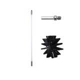 Maxbell Dry Duct Cleaning Kit Flexible 4 Rods Professional Accessories Durable