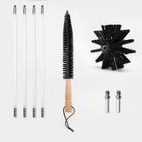 Maxbell Dry Duct Cleaning Kit Flexible 4 Rods Professional Accessories Durable