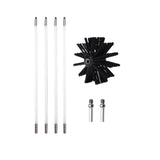Maxbell Dry Duct Cleaning Kit Flexible 4 Rods Professional Accessories Durable