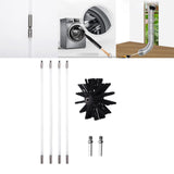 Maxbell Dry Duct Cleaning Kit Flexible 4 Rods Professional Accessories Durable