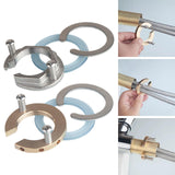 Maxbell Sink Faucet Fastener Tool Fixing Parts Easily Install for Kitchen Bathroom Stainless Steel