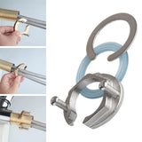 Maxbell Sink Faucet Fastener Tool Fixing Parts Easily Install for Kitchen Bathroom Stainless Steel