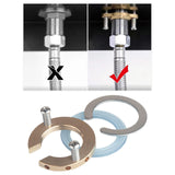 Maxbell Sink Faucet Fastener Tool Fixing Parts Easily Install for Kitchen Bathroom Copper