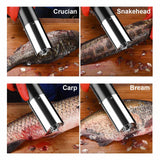 Maxbell Electric Fish Scaler Automatic Fish Scale Cleaning Seafood Tools for Kitchen Black