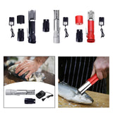 Maxbell Powerful Fish Scaler Fish Scale Remover Fish Cleaning Tools for Hotel Home Black