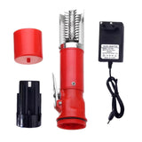Maxbell Powerful Fish Scaler Fish Scale Remover Fish Cleaning Tools for Hotel Home Red