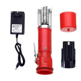 Maxbell Powerful Fish Scaler Fish Scale Remover Fish Cleaning Tools for Hotel Home Red