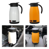 Maxbell Car Kettle Boiler 12V 24V 680ml Heated Water Cup Good Sealing Performance White
