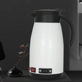 Maxbell Car Kettle Boiler 12V 24V 680ml Heated Water Cup Good Sealing Performance White