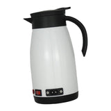Maxbell Car Kettle Boiler 12V 24V 680ml Heated Water Cup Good Sealing Performance White