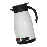 Maxbell Car Kettle Boiler 12V 24V 680ml Heated Water Cup Good Sealing Performance White