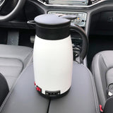 Maxbell Car Kettle Boiler 12V 24V 680ml Heated Water Cup Good Sealing Performance White